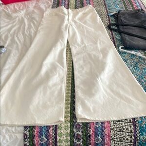 Levi's White Boot Cut Flare Pants